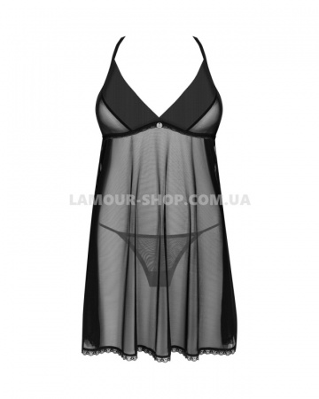 фото Пеньюар та трусики Obsessive Latinesa babydoll & thong XS/S