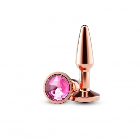 фото Анальна пробка NS Novelties Rear Assets - Tapered - Small - Rose Gold - Pink