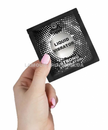 фото Стимулюючий гель Secret Play - Strong Liquid Vibrator sachet, 2 ml
