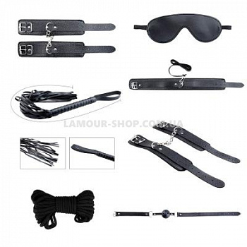 Набір аксесуарів БДСМ Alive Secret Desires Black BDSM Kit (8 pcs)