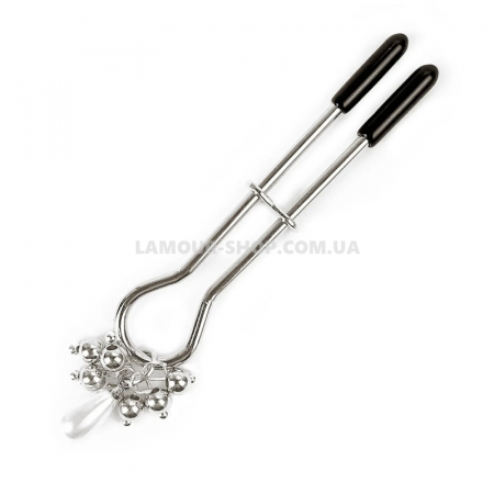 фото Затискач  для клітора Art of Sex - Pearl Drop, Срібло