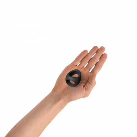 фото Ерекційне кільце подвійне Love To Love FLUX RING - BLACK ONYX
