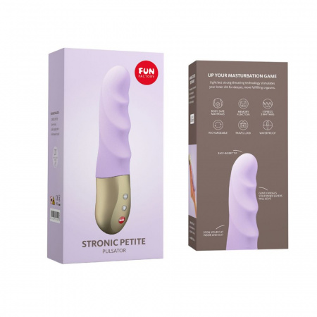 фото Мініпульсатор Fun Factory STRONIC PETITE pastel lilac, 8 режимів