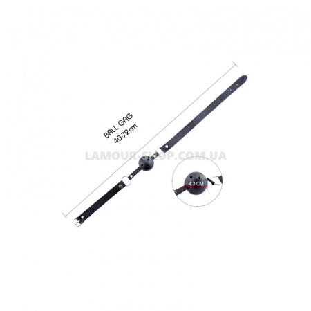 фото Воздухопроницаемый кляп Alive Discretion Black