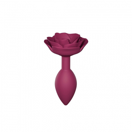 фото Силиконовая анальная пробка Love To Love OPEN ROSES M SIZE - PLUM STAR