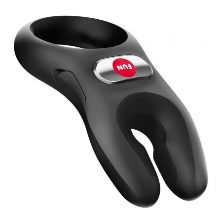 фото Ерекційне віброкільце Fun Factory NŌS PRO Black, 2 мо