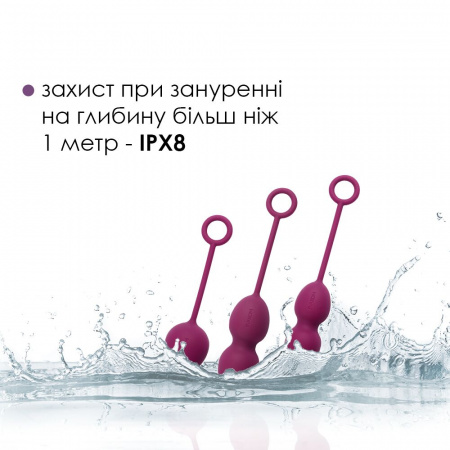 фото Набір вагінальних кульок зі зміщеним центром ваги Svakom Nova Violet