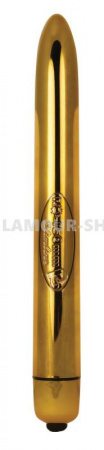 Rocks-Off Вибратор Rocks Off RO-150mm Slimline 10 Gold фото фото Вибратор Rocks Off RO-150mm Slimline 10 Gold