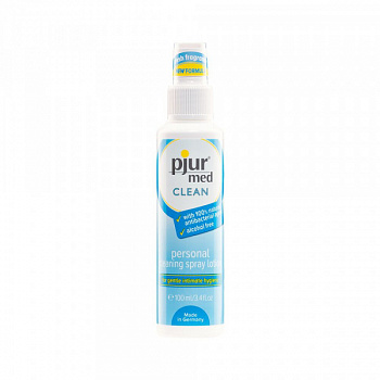 Очищувальний спрей pjur med CLEAN 100 мл для ніжної шкіри та іграшок