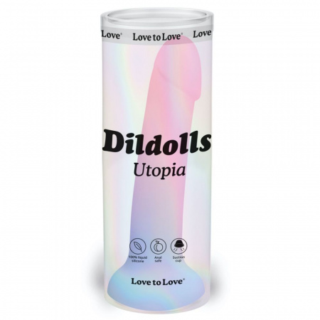 фото Фалоімітатор з кольоровим градієнтом Love To Love DILDOLLS - UTOPIA ультрам'який
