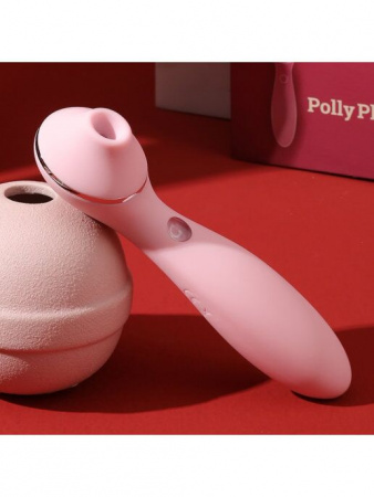 фото Вакуумний вібратор KisToy Polly Plus Pink