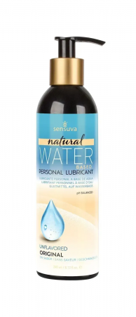 фото Лубрикант на водній основі Sensuva - Natural Water-Based (240 мл)