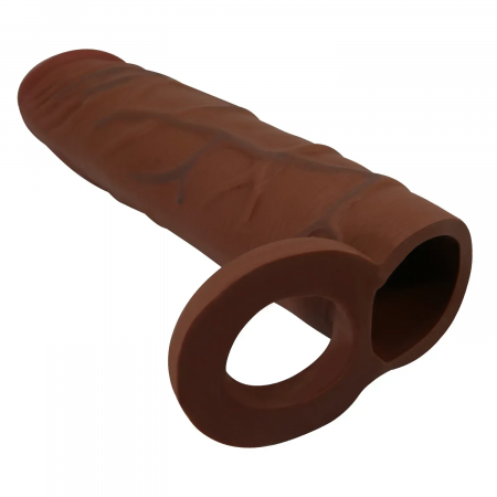 фото Подовжуюча насадка презерватив Pretty Love - Kaile 1" Brown