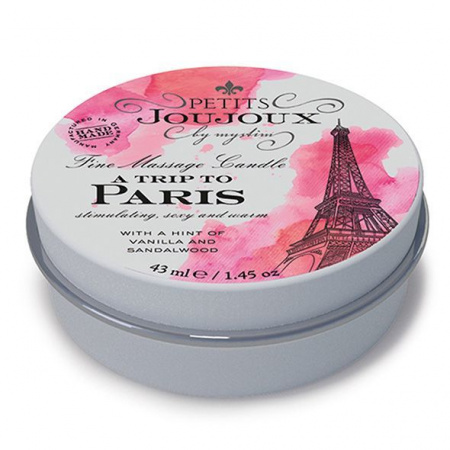 фото Масажна свічка Petits Joujoux - Paris - Vanilla and Sandalwood (43 мл) з феромомнами
