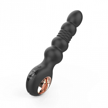 Анальний вібратор  з пульсацією Loviss Thor Thrusting Anal Plug