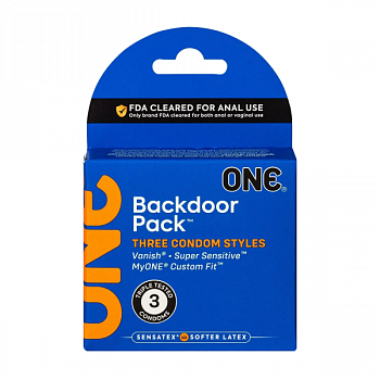 Презерватив ONE  Backdoor 3 шт