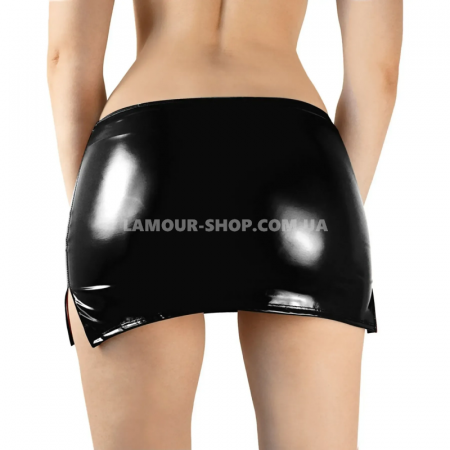 фото Вінілова спідниця  Art of Sex - Stela, розмір XS-M, колір чорний