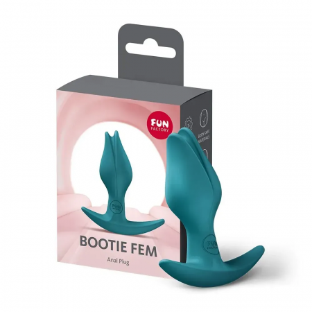 фото Анальна пробка Fun Factory BOOTIE FEM Bottle Green, діаметр 2,9 см,