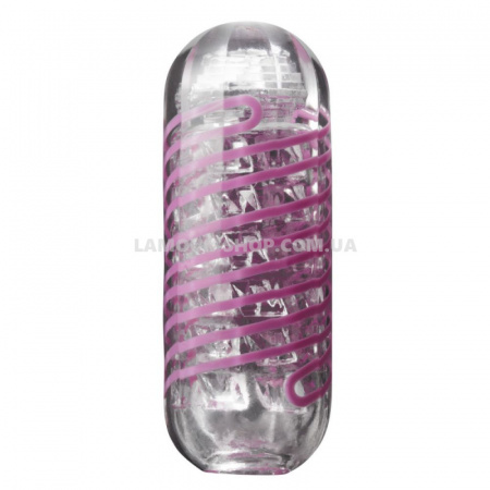 фото Мастурбатор Tenga Spinner Brick з пружною стимулюючою спіраллю всередині