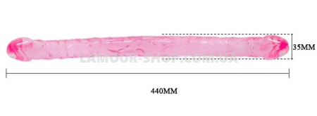 фото Подвійний фалоімітатор "Double Dong" PINK