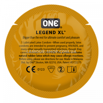 Презерватив ONE Legend XL (большой) 