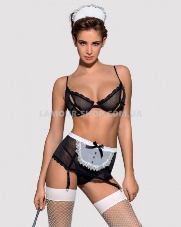фото Рольовий костюм Obsessive Maidme set 5-pcs S/M Покоївка