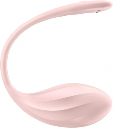 фото Смарт-віброяйце Satisfyer Ribbed Petal Connect App Rose