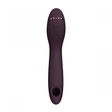 фото Вакуумний стимулятор для точки G та клітора з вібрацією Womanizer OG Aubergine