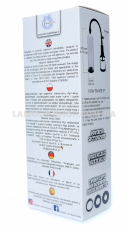 фото Помпа вакуумна Boss Series: Powerpump MAX 0.2 - Black&Clear