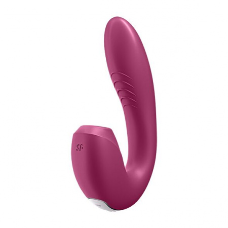фото Вакуумний смарт вібратор Satisfyer Sunray Berry, 4 положення стовбура