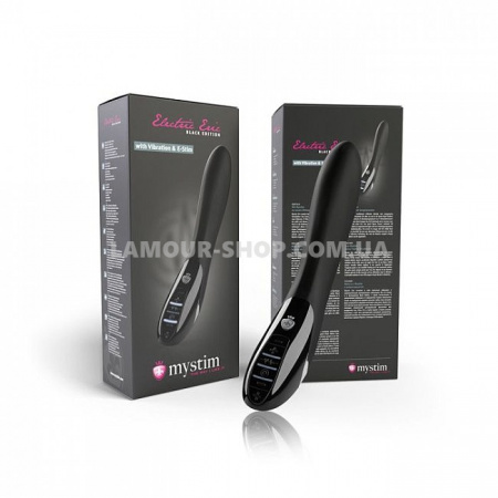 фото Вібратор із електростимуляцією Mystim Electric Eric eStim Black