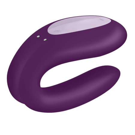 фото Вібратор для пар Satisfyer Double Joy Violet