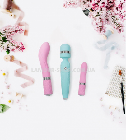 фото Вібратор Pillow Talk - Sassy Pink з кристалом Сваровські для точки G