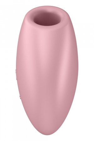 фото Вакуумний стимулятор-серце з вібрацією Satisfyer Cutie Heart Light Red