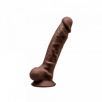 Фалоімітатор SilexD Johnny Brown (MODEL 1 size 7in) силікон+Silexpan, 