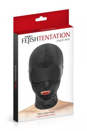 фото Капюшон із відкритим ротом Fetish Tentation Open Mouth Hood