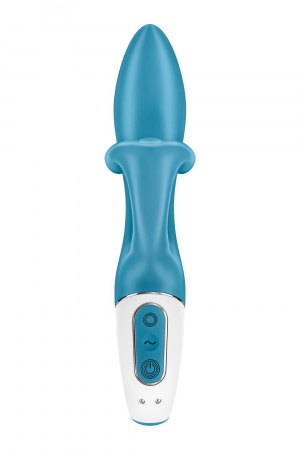 фото Вібратор-кролик із потрійним відростком Satisfyer Embrace me Turquoise