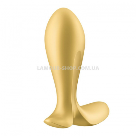 фото Анальна смарт-пробка з вібрацією Satisfyer Intensity Plug Gold