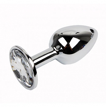 Анальная пробка с кристаллом S