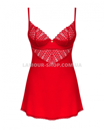 фото Пеньюар Obsessive Ingridia chemise & thong M/L