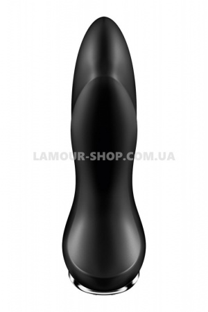 фото Анальна смарт вібропробка із перлинним масажем Satisfyer Rotator Plug 1+ Black