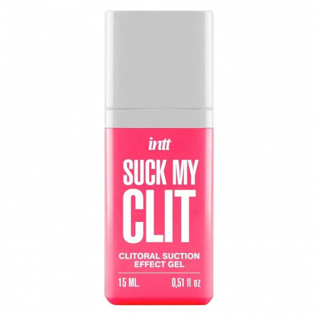 фото Смоктайзер  для клітора Intt Suck My Clit Wild Strawberry (15 мл), полуниця