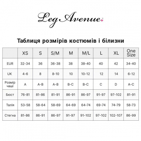 фото Сітчастий топ Leg Avenue Long Sleeves T-Shiets Black, One Size