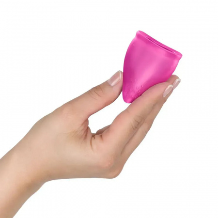 фото Менструальна чаша  Fun Factory FUN CUP SIZE B Magenta, діаметр 4,3 см