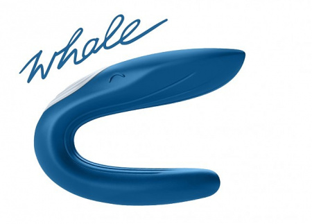 фото Вібратор для пар Satisfyer Double Whale із двома моторчиками