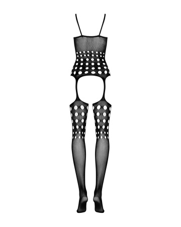 фото Бодістокінг Obsessive  G310 S/M/L, топ, панчохи, підв’язки