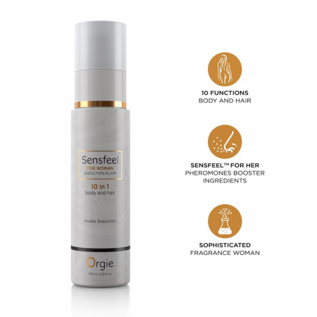 фото Лосьйон з феромонами  Orgie – Sensfeel Seduction Elixir 10 in 1 fo