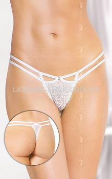 Tрусики G-String - white S/M