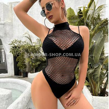 Боді в крупну сітку