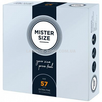 Презервативи Mister Size - pure feel - 57  товщина 0,05 мм